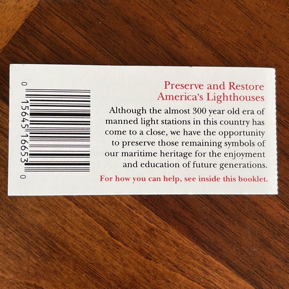 VINTAGE LIGHTHOUSES OF THE GREAT LAKES 32 CENT STAMPS - 1 FULL BOOK & 1 PARTIAL - Picture 6 of 6